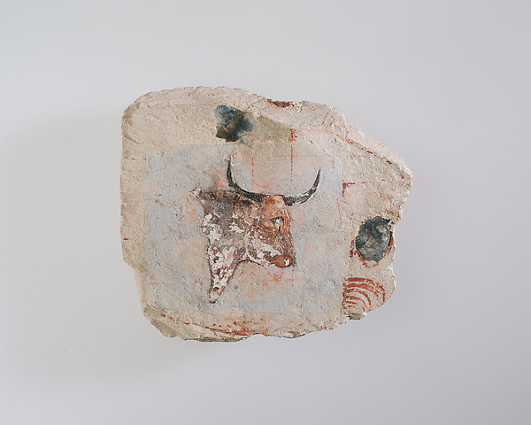 Ostracon Depicting a Bull's Head