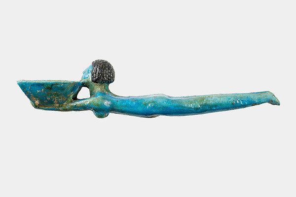 Cosmetic Spoon in the Form of a Swimming Girl by an unrecorded maker, The Metropolitan Museum of Art