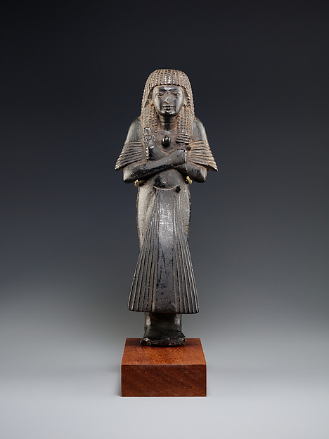 Shabti of Meryre with a ba-bird on his breast