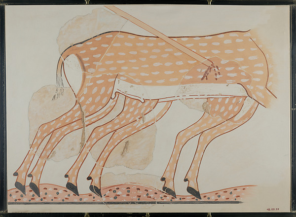 Fragment of a Hunting Scene, Tomb of Intef