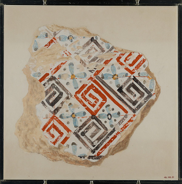 Ceiling Fragment , Tomb of Intef