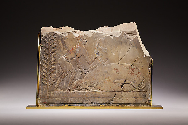 Slaughtering a bull as part of funeral rites by an unrecorded maker, The Metropolitan Museum of Art