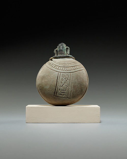 Lentoid Bottle ("New Year's Bottle") by an unrecorded maker, The Metropolitan Museum of Art