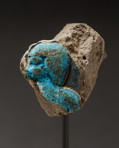 Fragment with the head of a man by an unrecorded maker, The Metropolitan Museum of Art