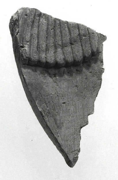 Raised relief fragment, 664–610 BCE