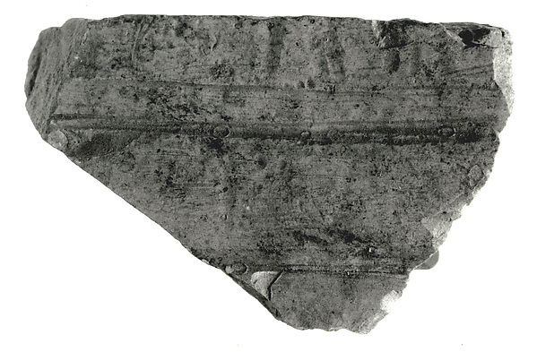 Raised relief fragment, 664–610 BCE