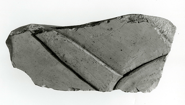 Raised relief fragment, 664–610 BCE
