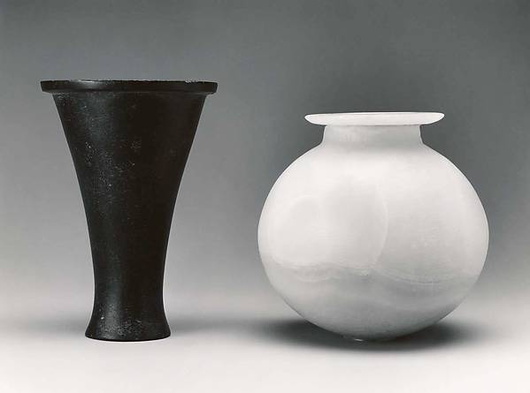 Globular necked jar