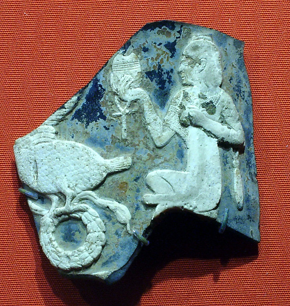 Cameo fragment from a kantharos (drinking cup) with an Egyptianizing scene by an unrecorded maker, The Metropolitan Museum of Art