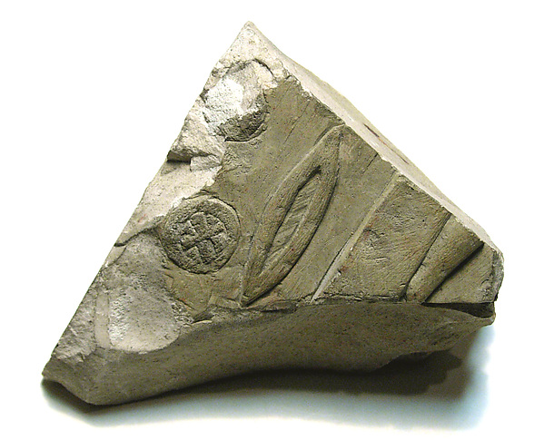 Raised relief fragment, 664–610 BCE