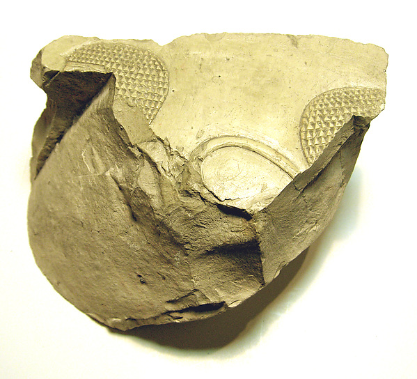 Raised relief fragment, 664–610 BCE
