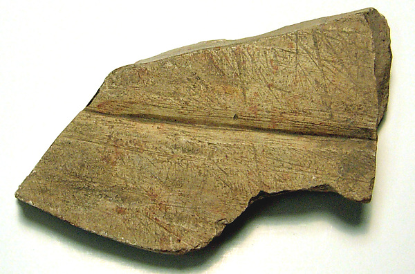 Raised relief fragment, 664–610 BCE