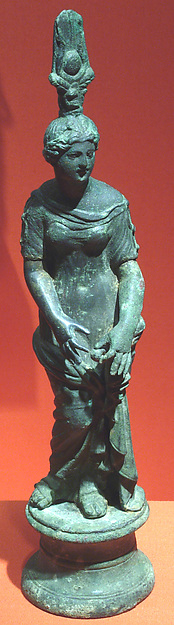 Isis-Aphrodite clasping a garment rolled about her hips, 1st–2nd century CE