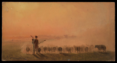 Image for Shepherd with a Flock of Sheep