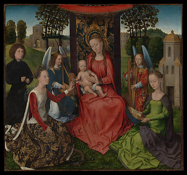 Image for Virgin and Child with Saints Catherine of Alexandria and Barbara