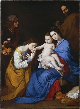Image for The Holy Family with Saints Anne and Catherine of Alexandria