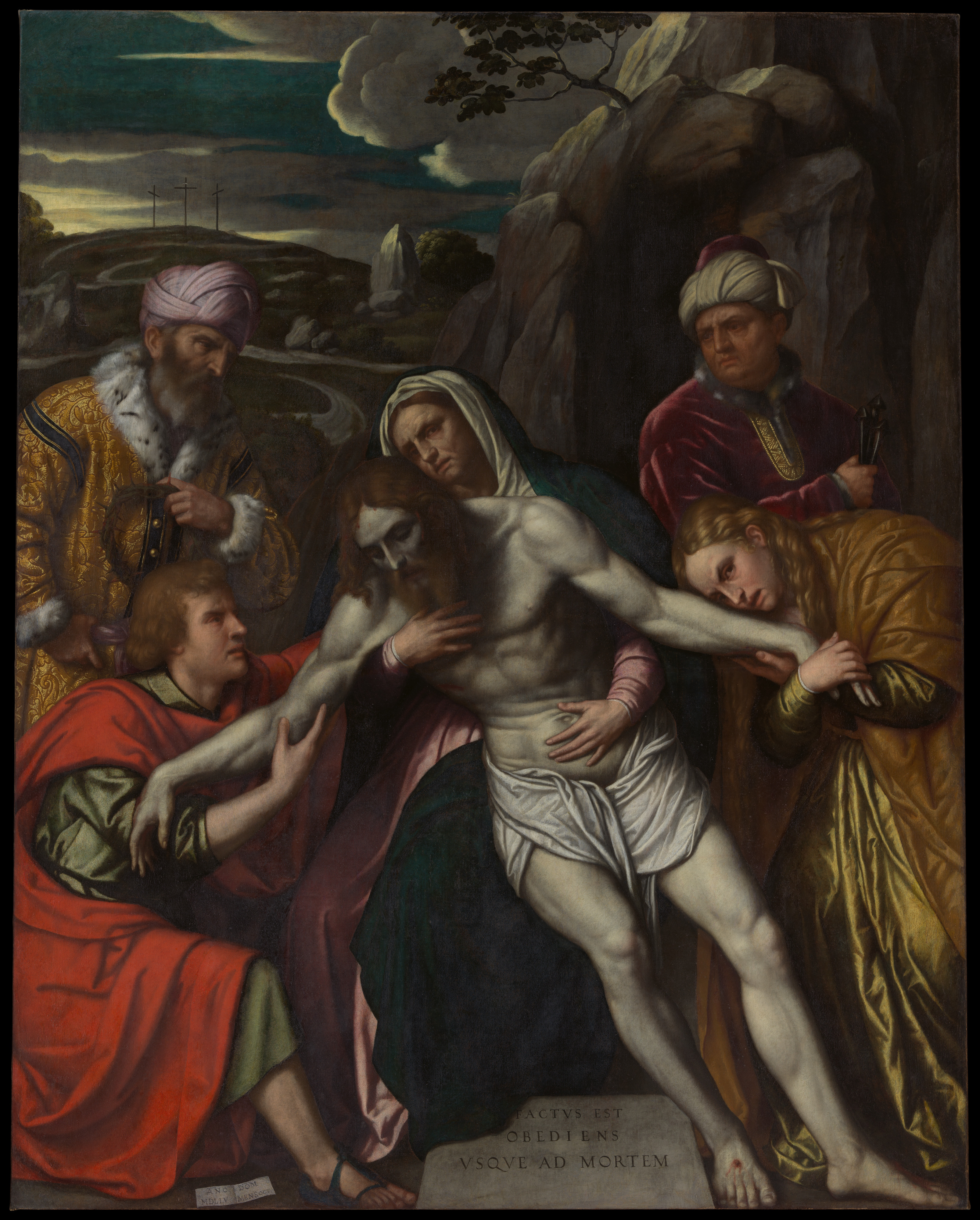 Moretto Da Brescia Alessandro Bonvicino The Entombment The Met