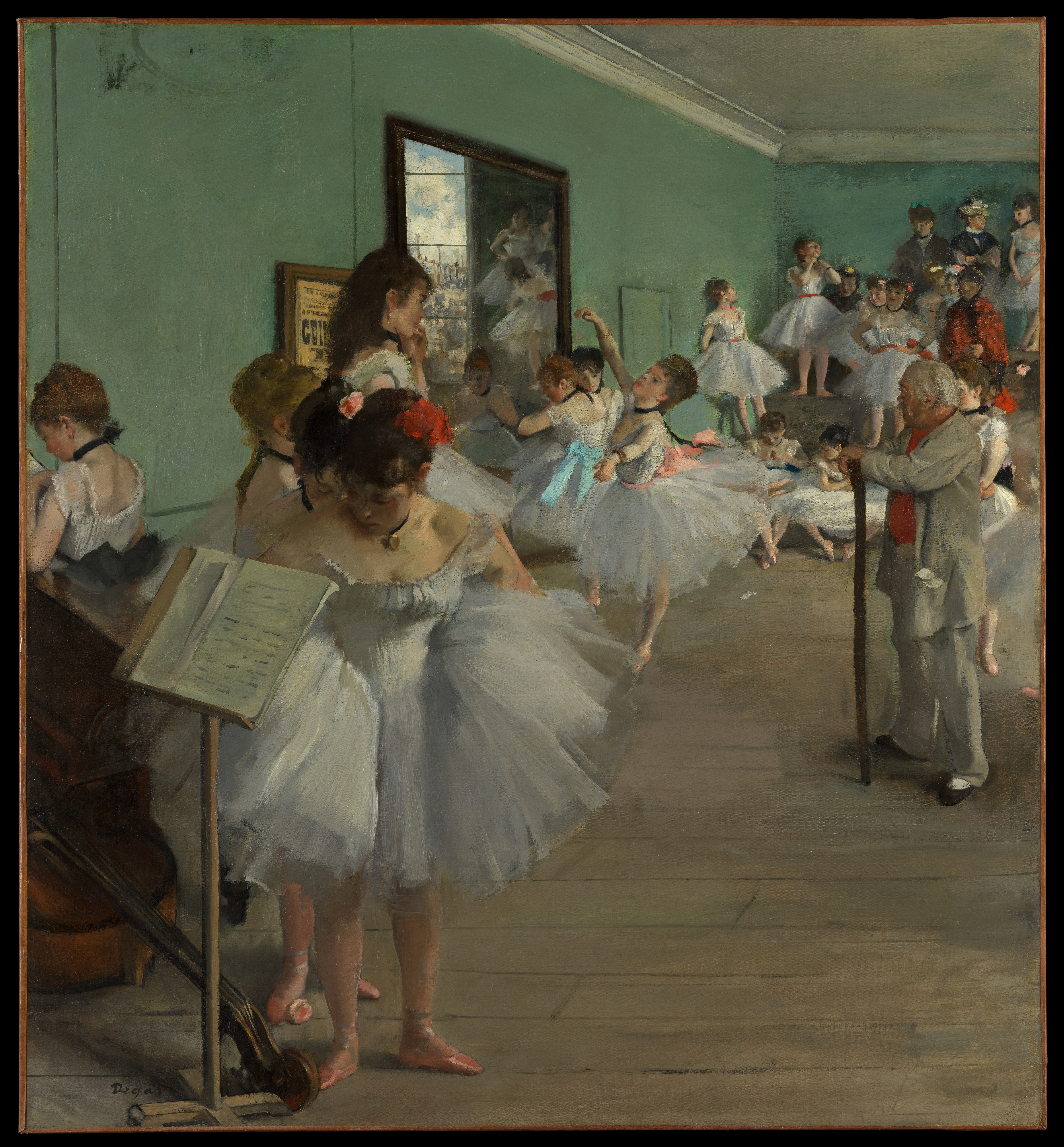 The Dance Class, Edgar Degas (French, Paris 1834–1917 Paris), Oil on canvas