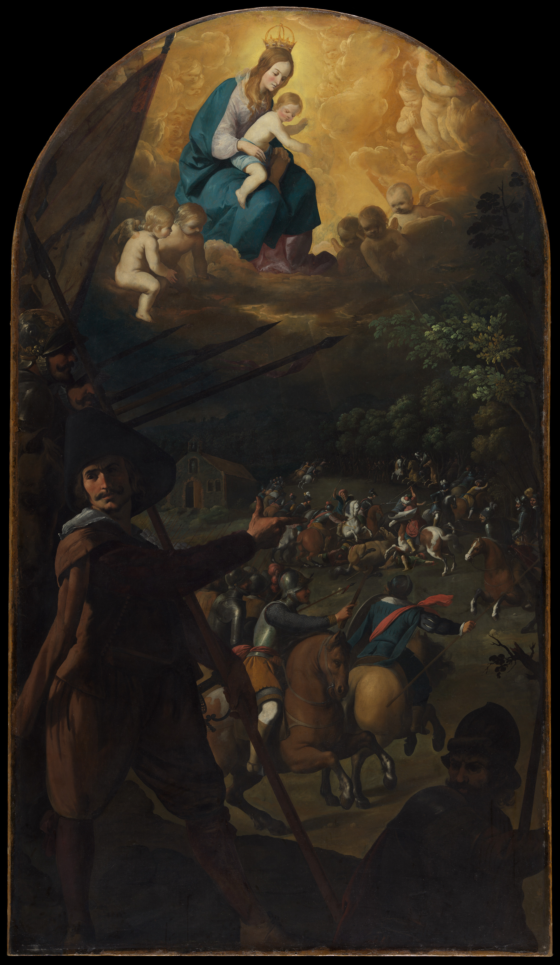 Painter Of The Night 105 Francisco de Zurbarán | Battle between Christians and Muslims at El Sotillo  | The Metropolitan Museum of Art