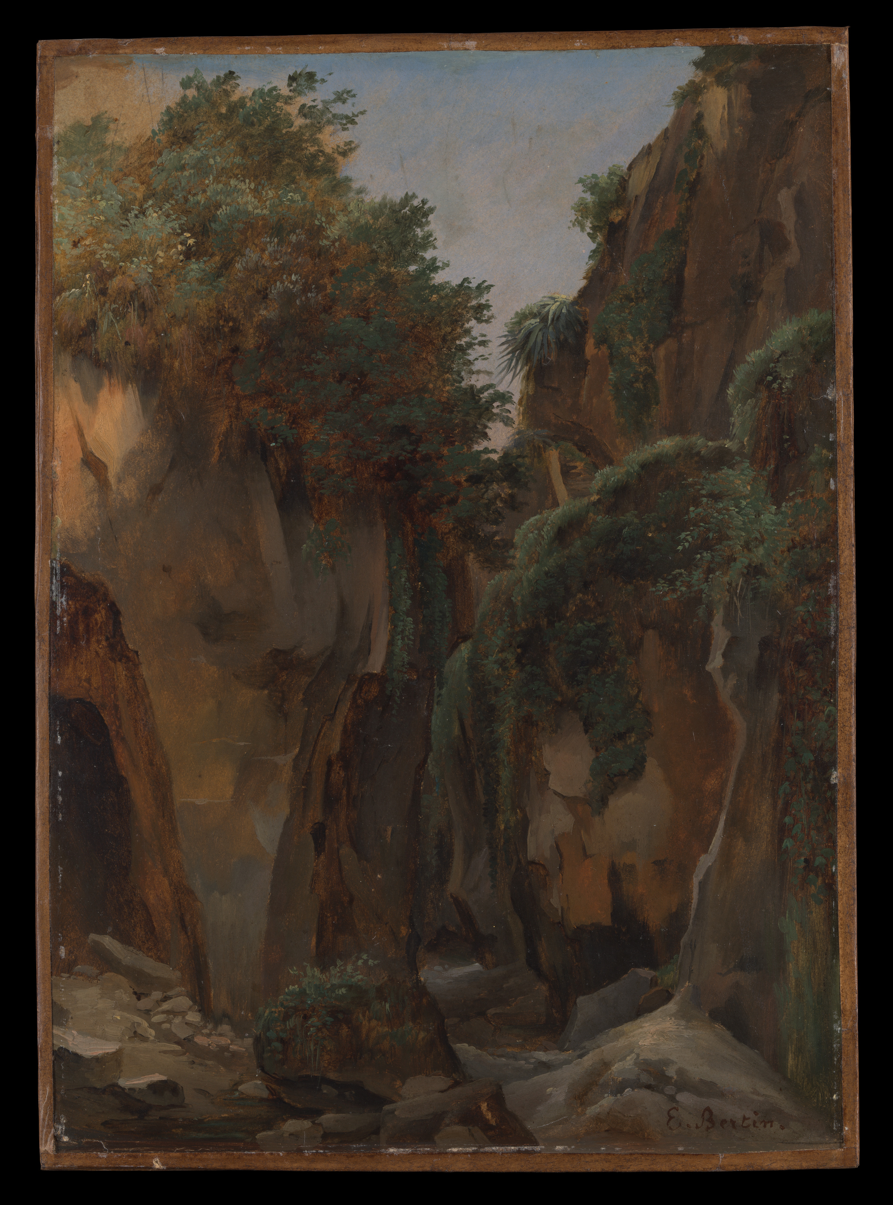 Edouard Bertin, Ravine at Sorrento