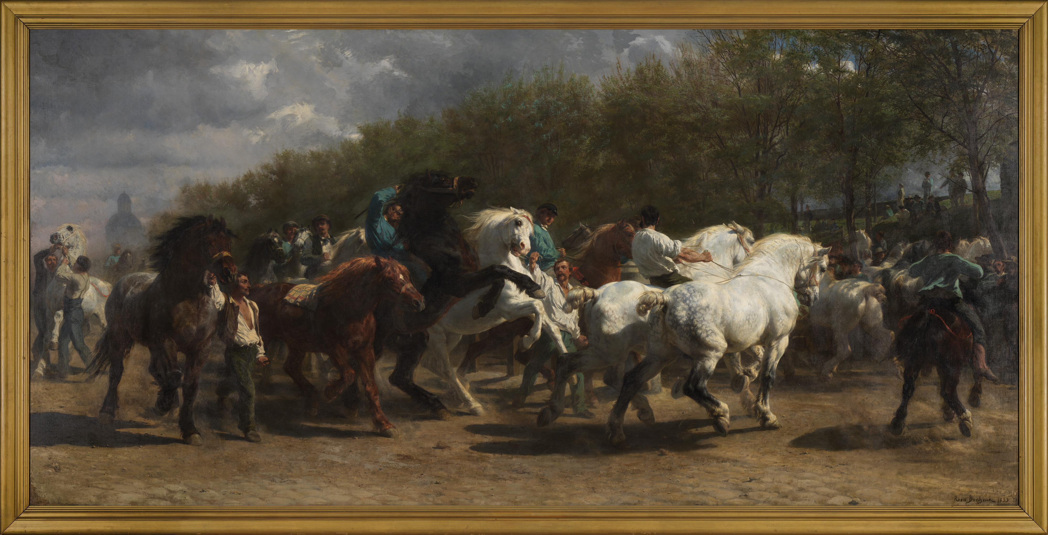 Der Pferdemarkt - Rosa Bonheur - Vergleichsbild