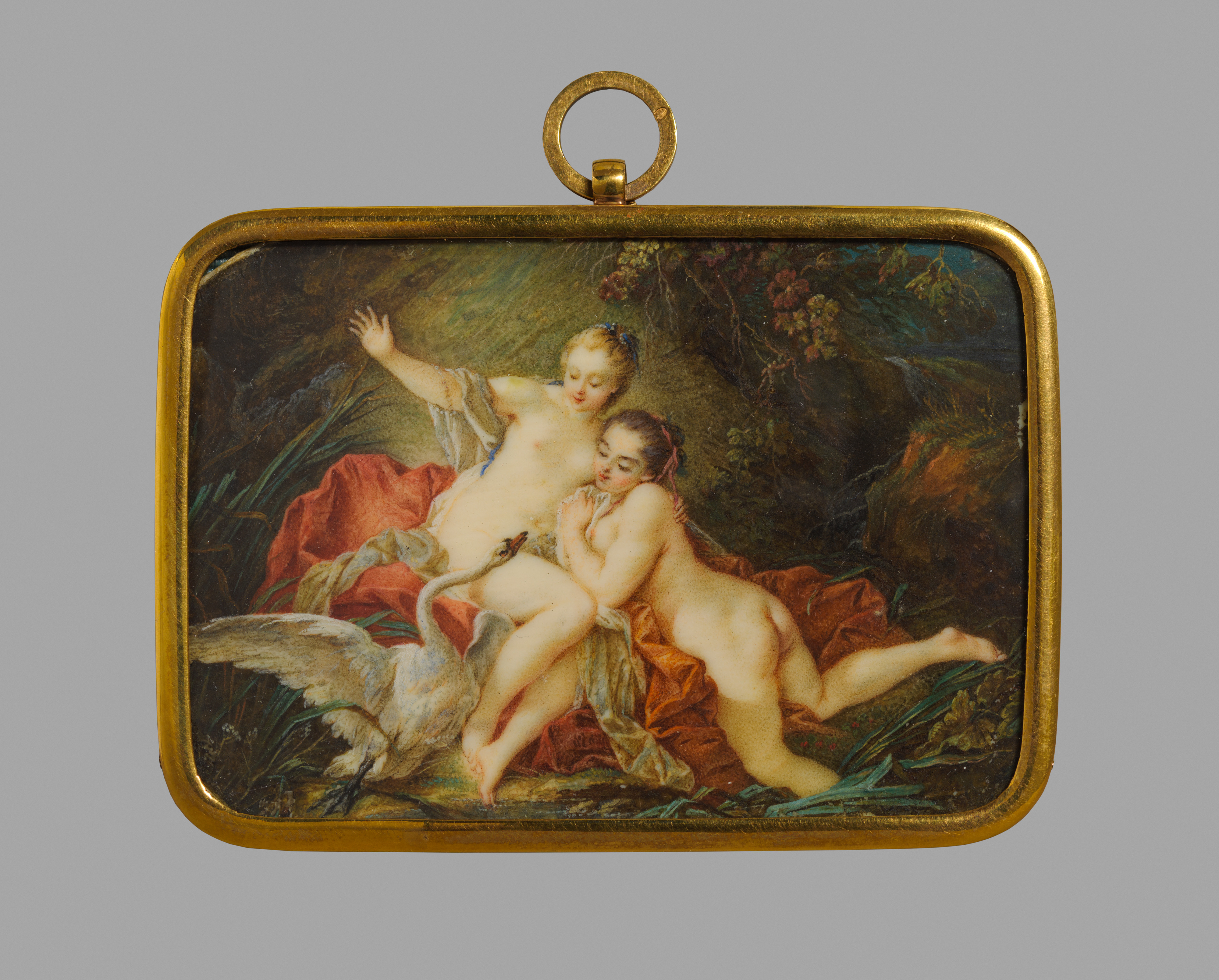 Leda and the Swan, after Boucher
