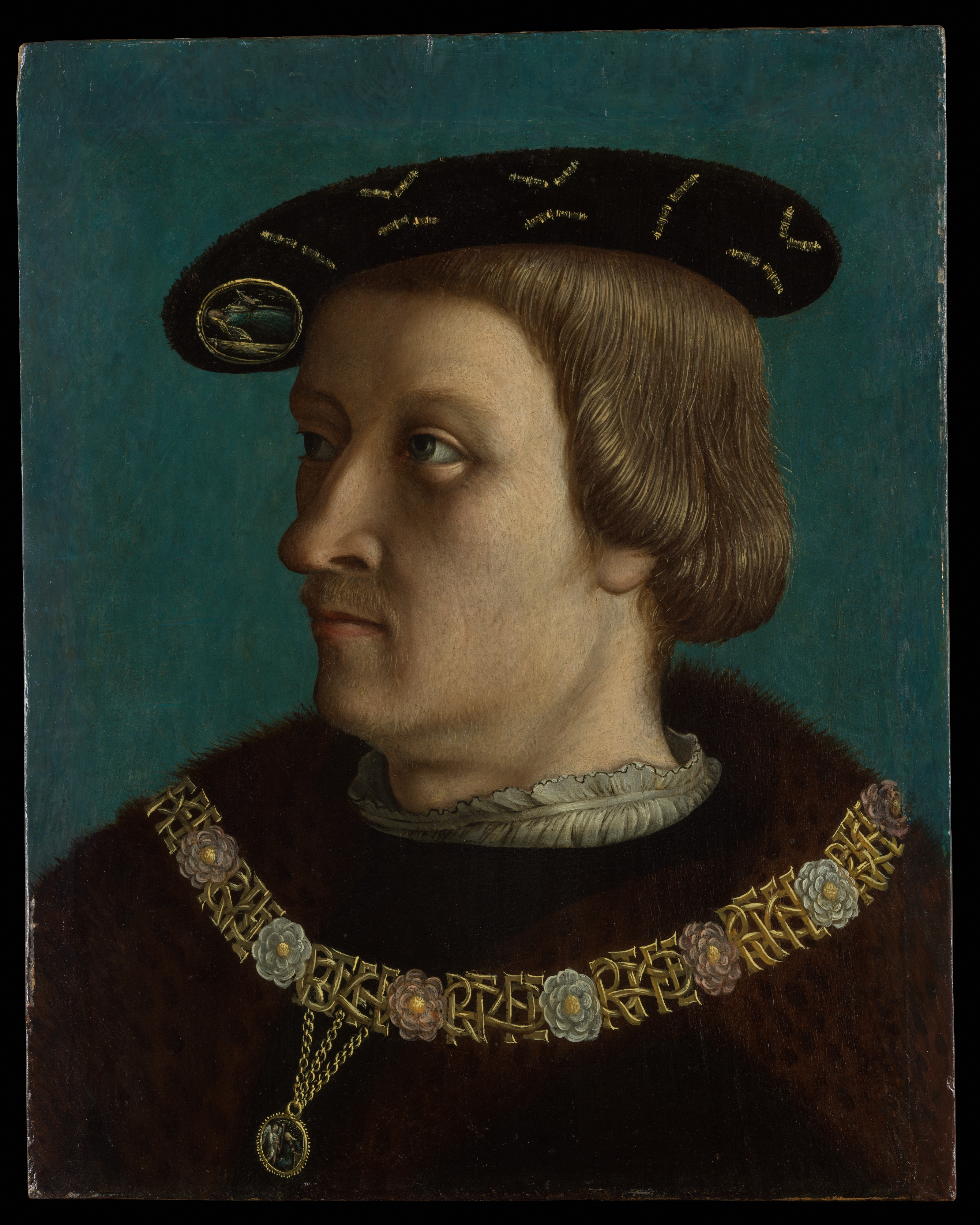 Portrait of a Man Wearing the Order of the Annunziata of Savoy