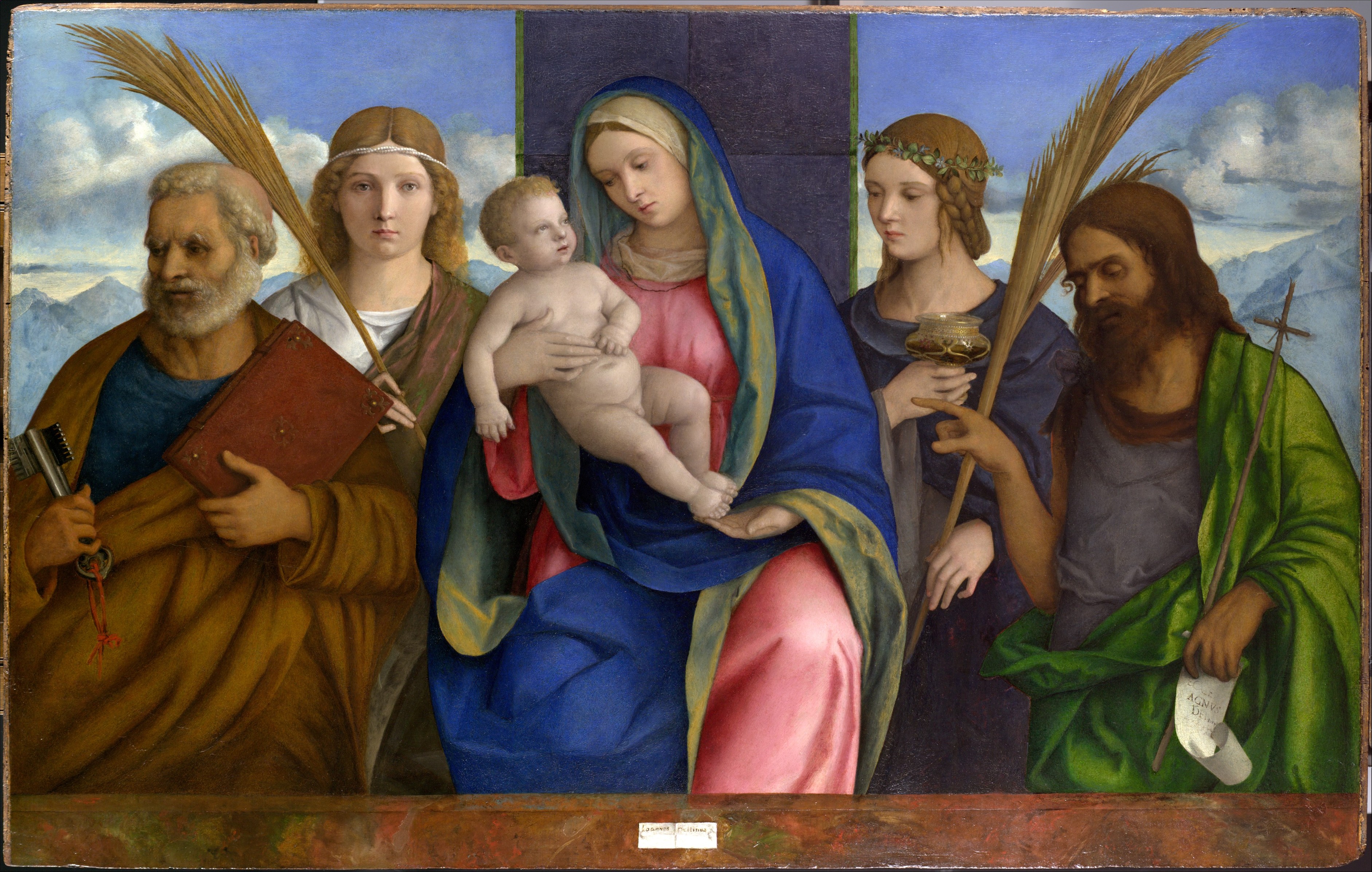 The Madonna With Saint Giovannino Original