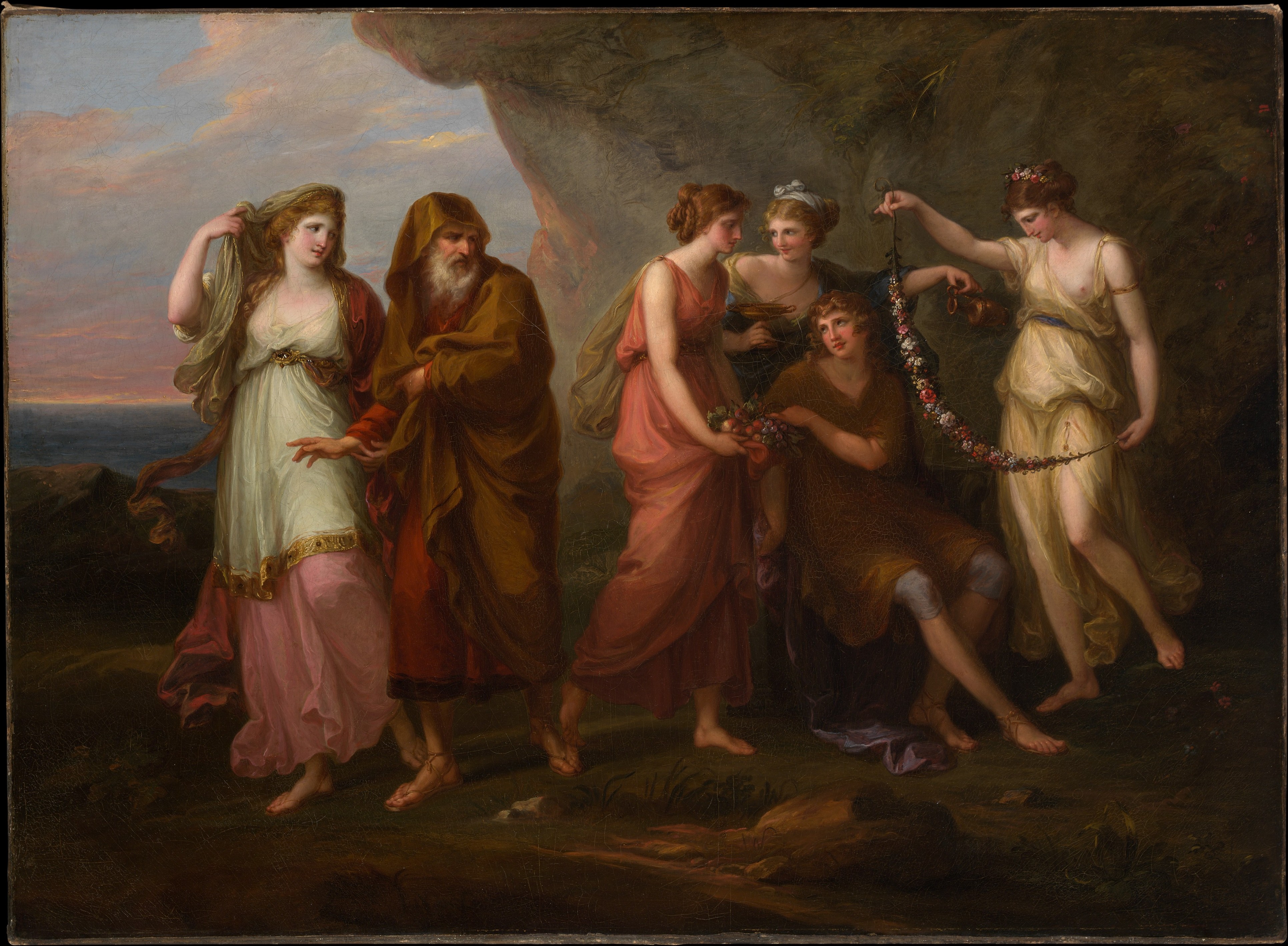 Angelica Kauffmann Telemachus and the Nymphs of Calypso The ... 