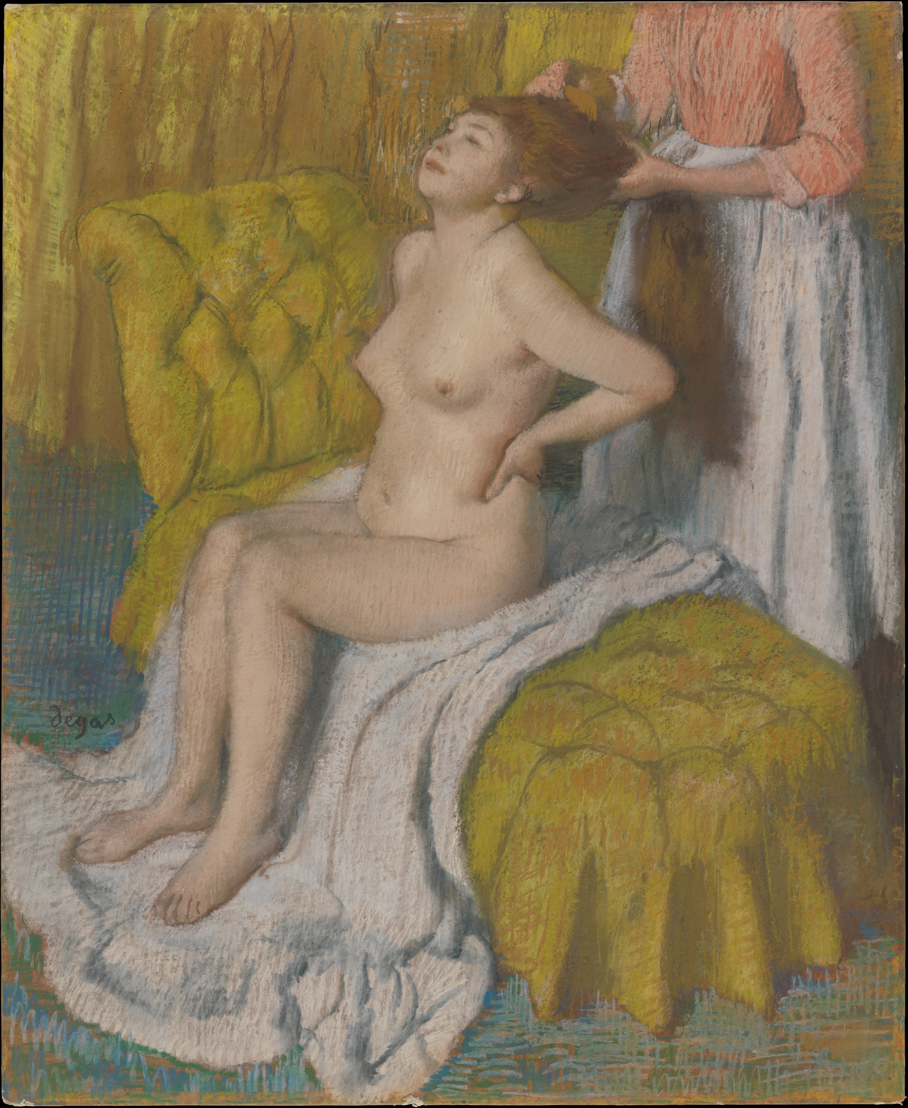 Edgar Degas, Woman Having Her Hair Combed