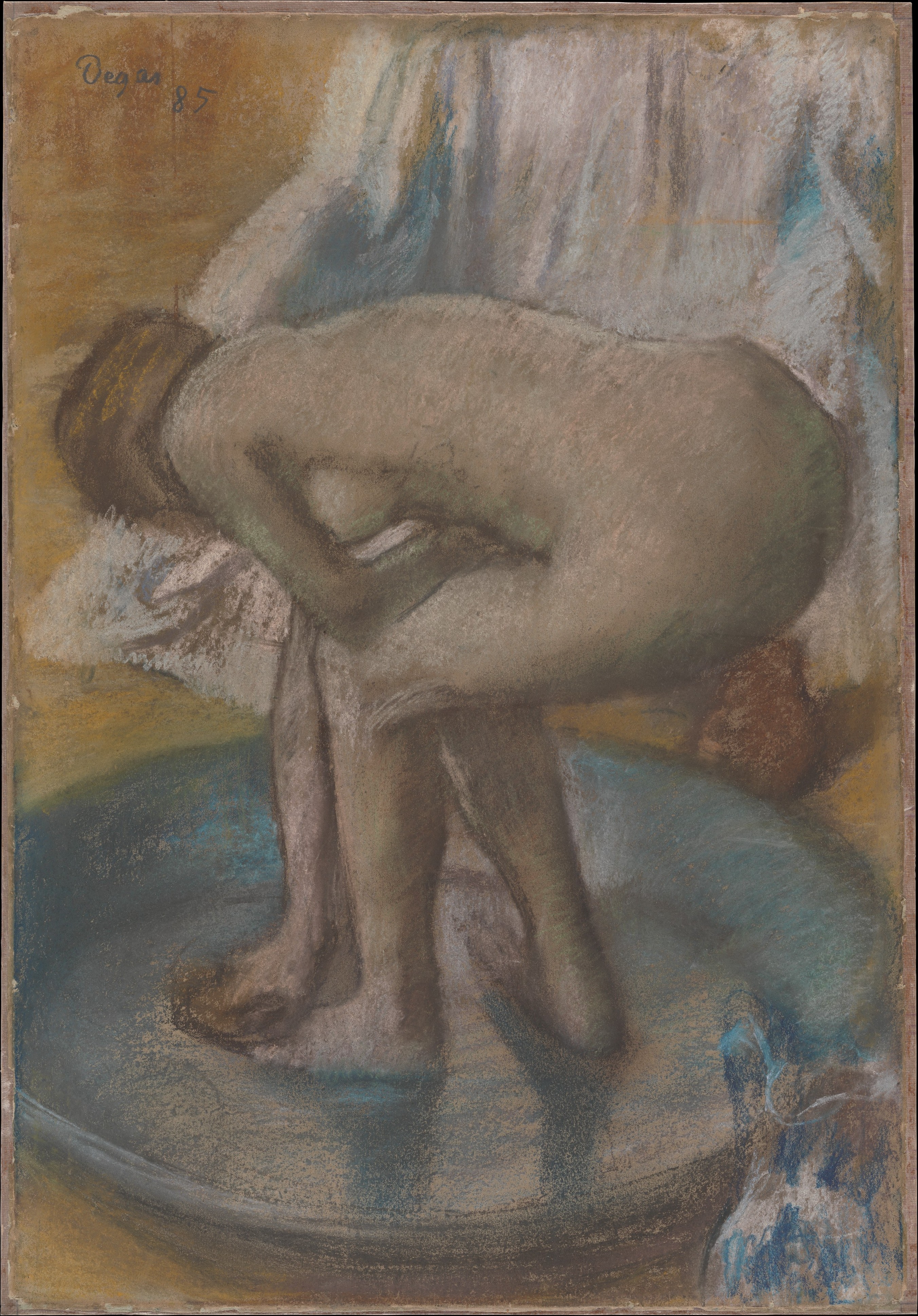 Edgar Degas Woman Bathing in a Shallow Tub The Metropolitan Museum of pic