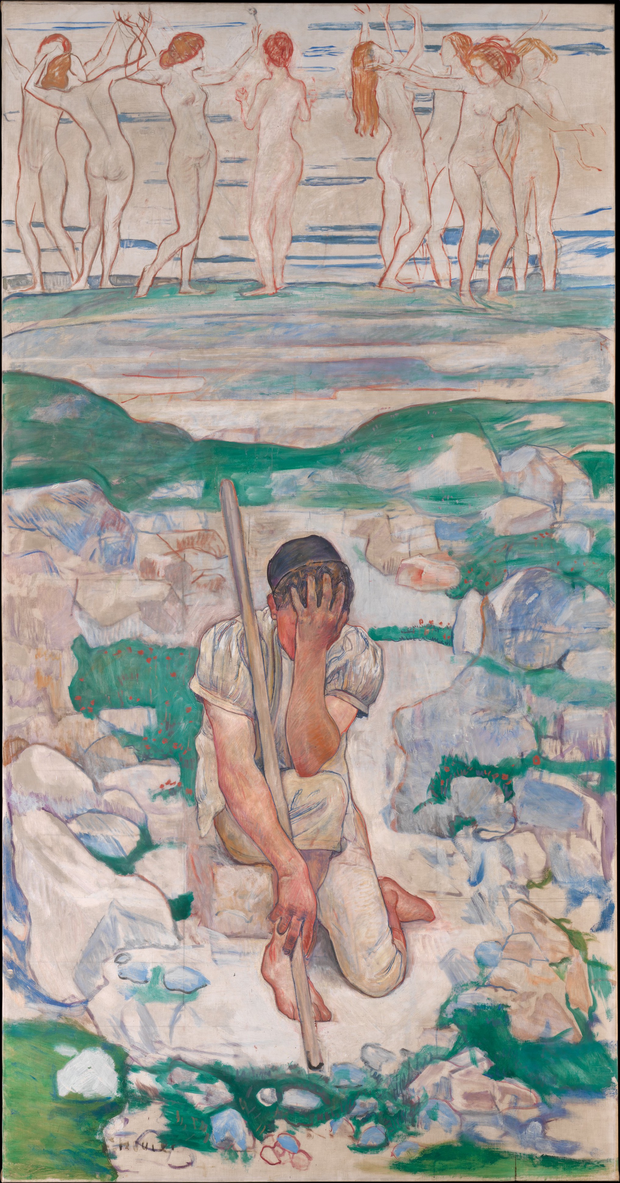 Ferdinand Hodler  The Dream of the Shepherd (Der Traum des Hirten