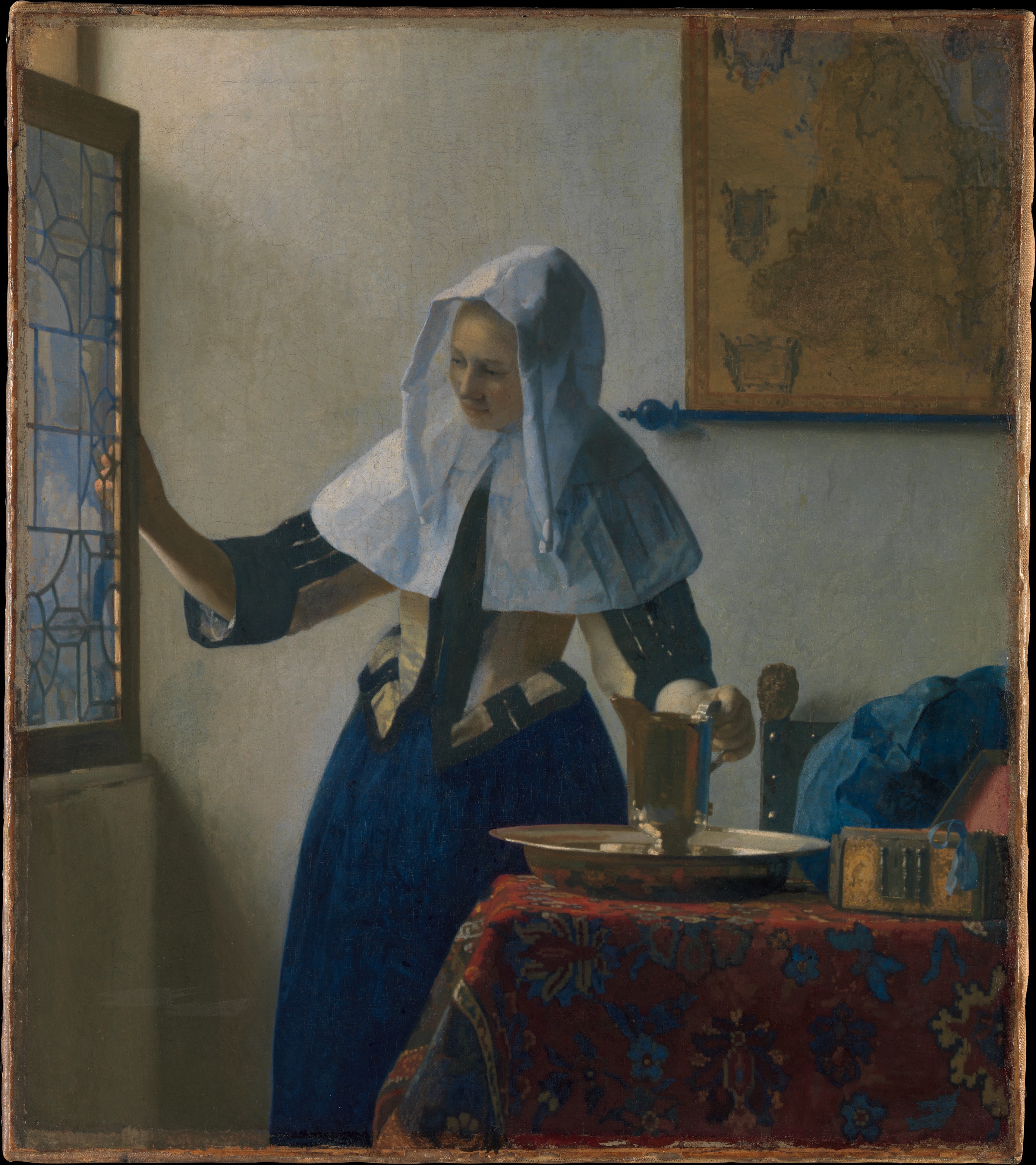 Johannes Vermeer Young Woman With A Water Pitcher The Met