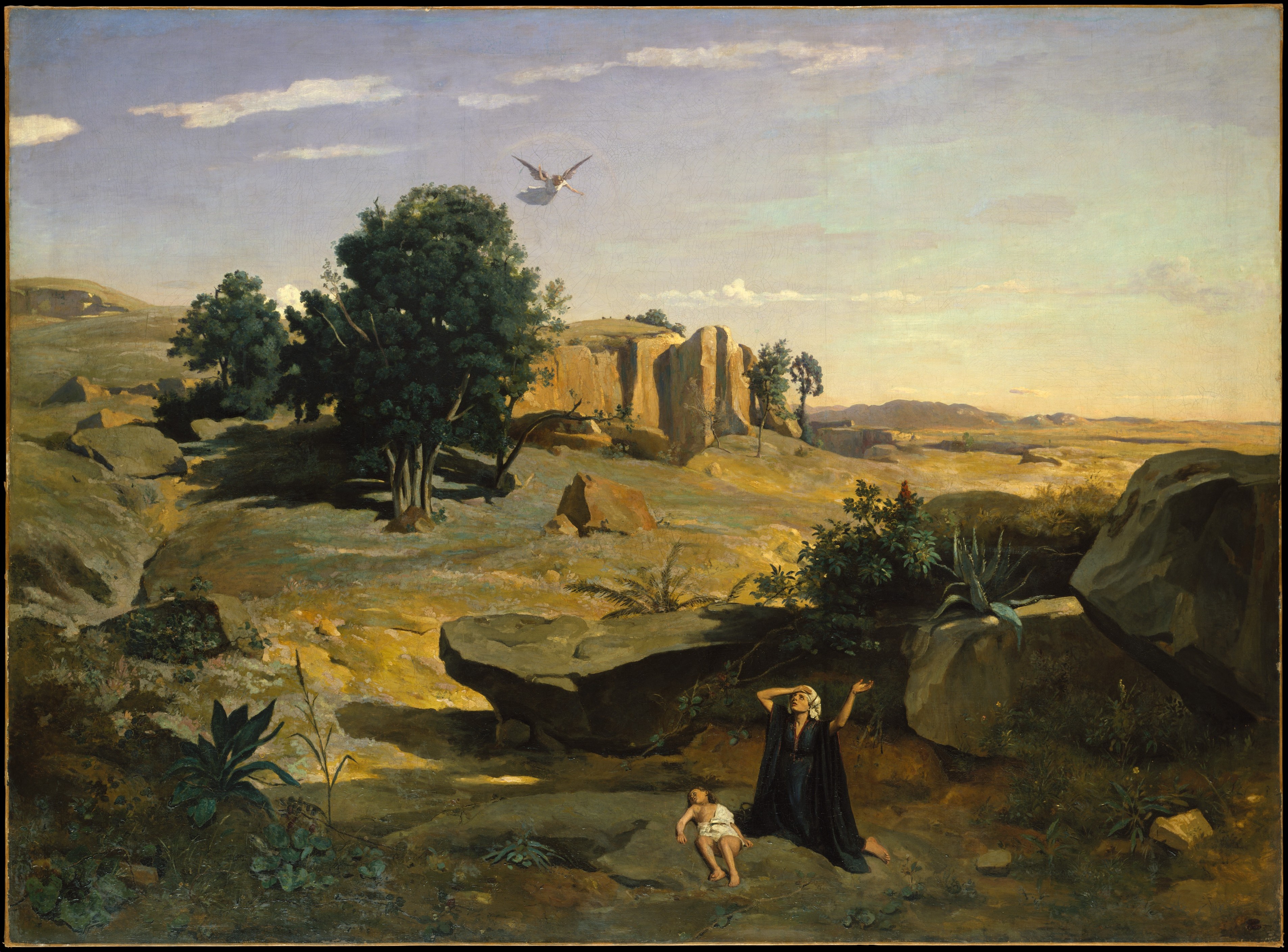 Camille Corot Hagar In The Wilderness The Metropolitan Museum Of Art 