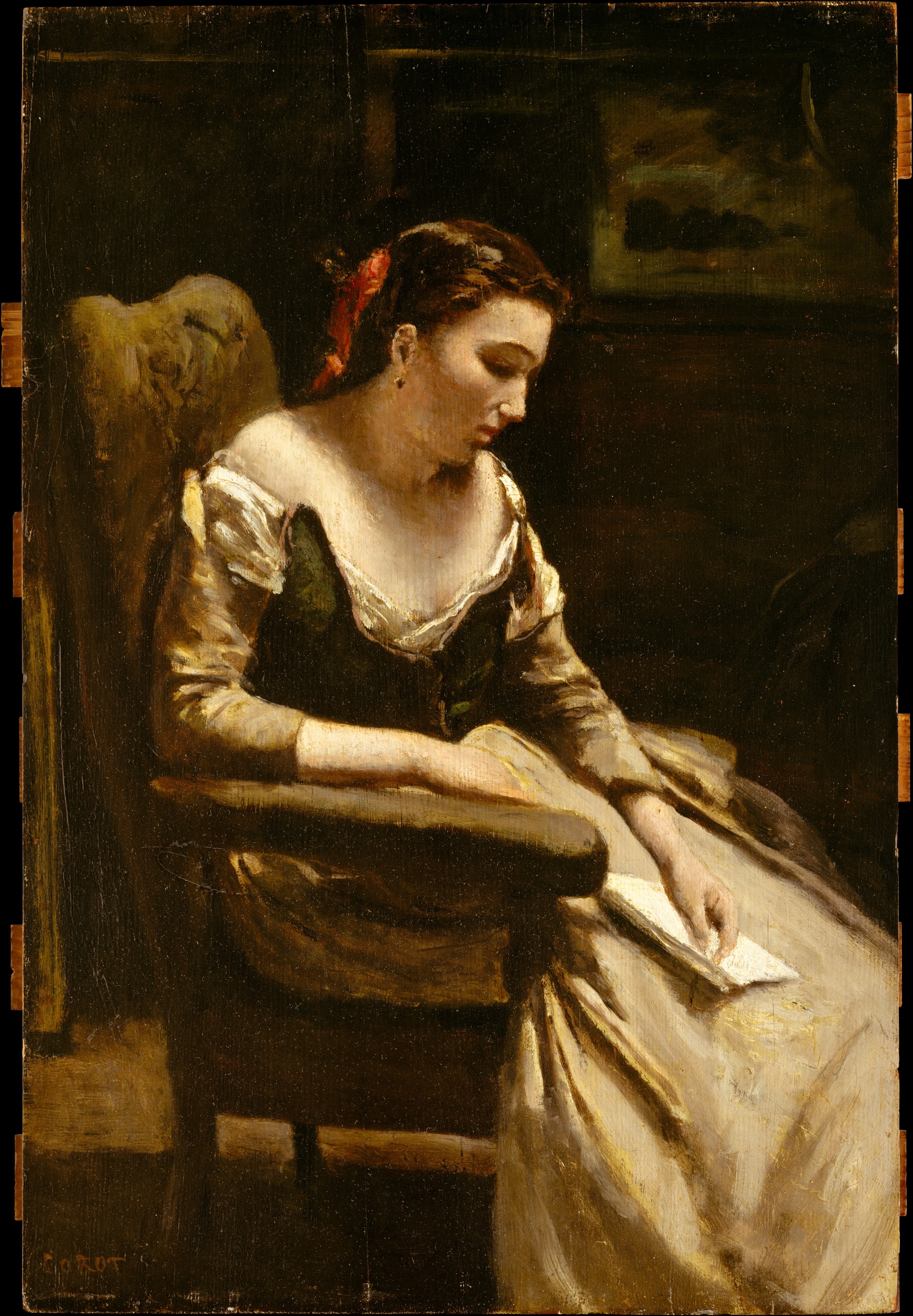 Camille Corot The Letter The Metropolitan Museum of Art