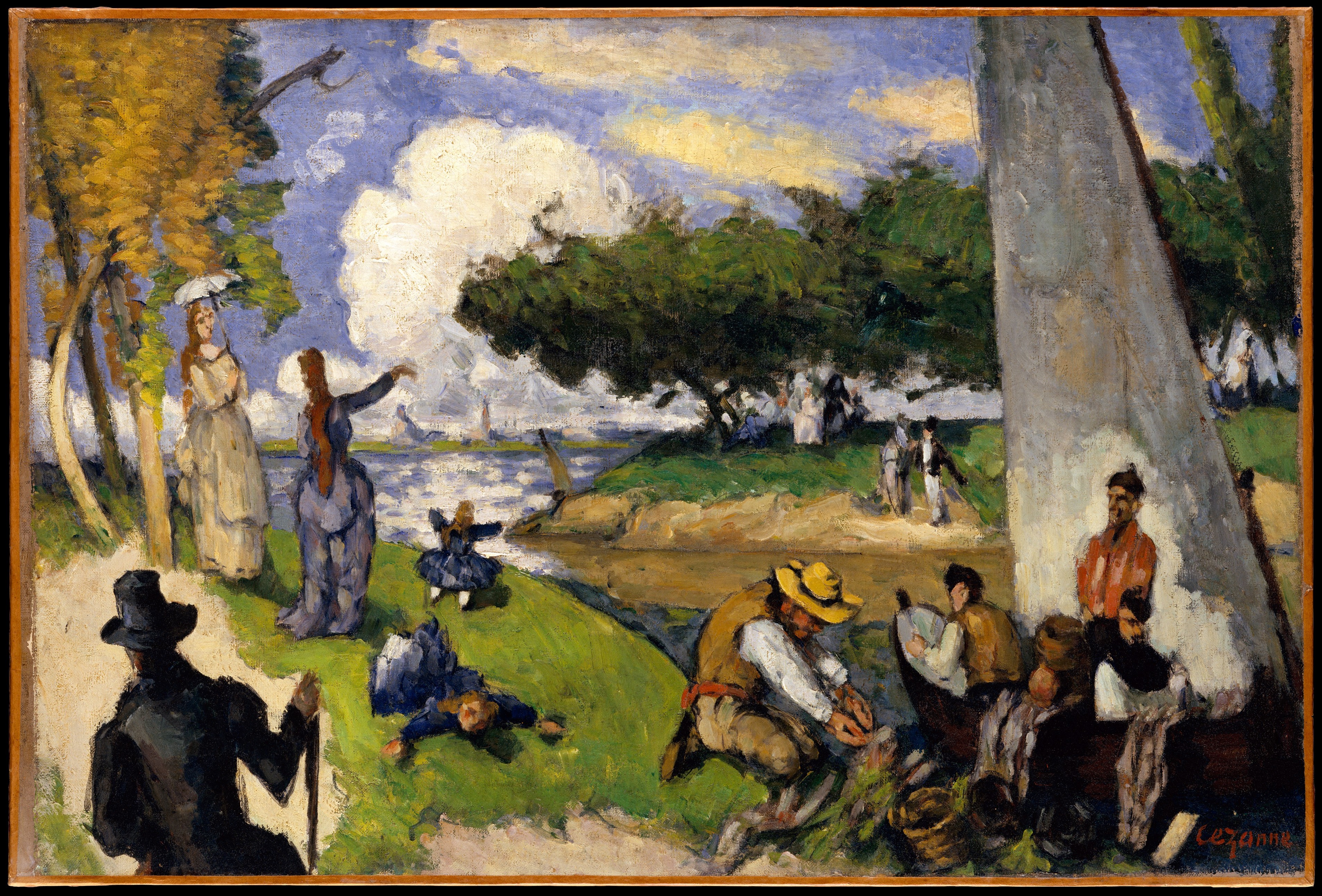 Paul Cézanne, The Fishermen (Fantastic Scene)