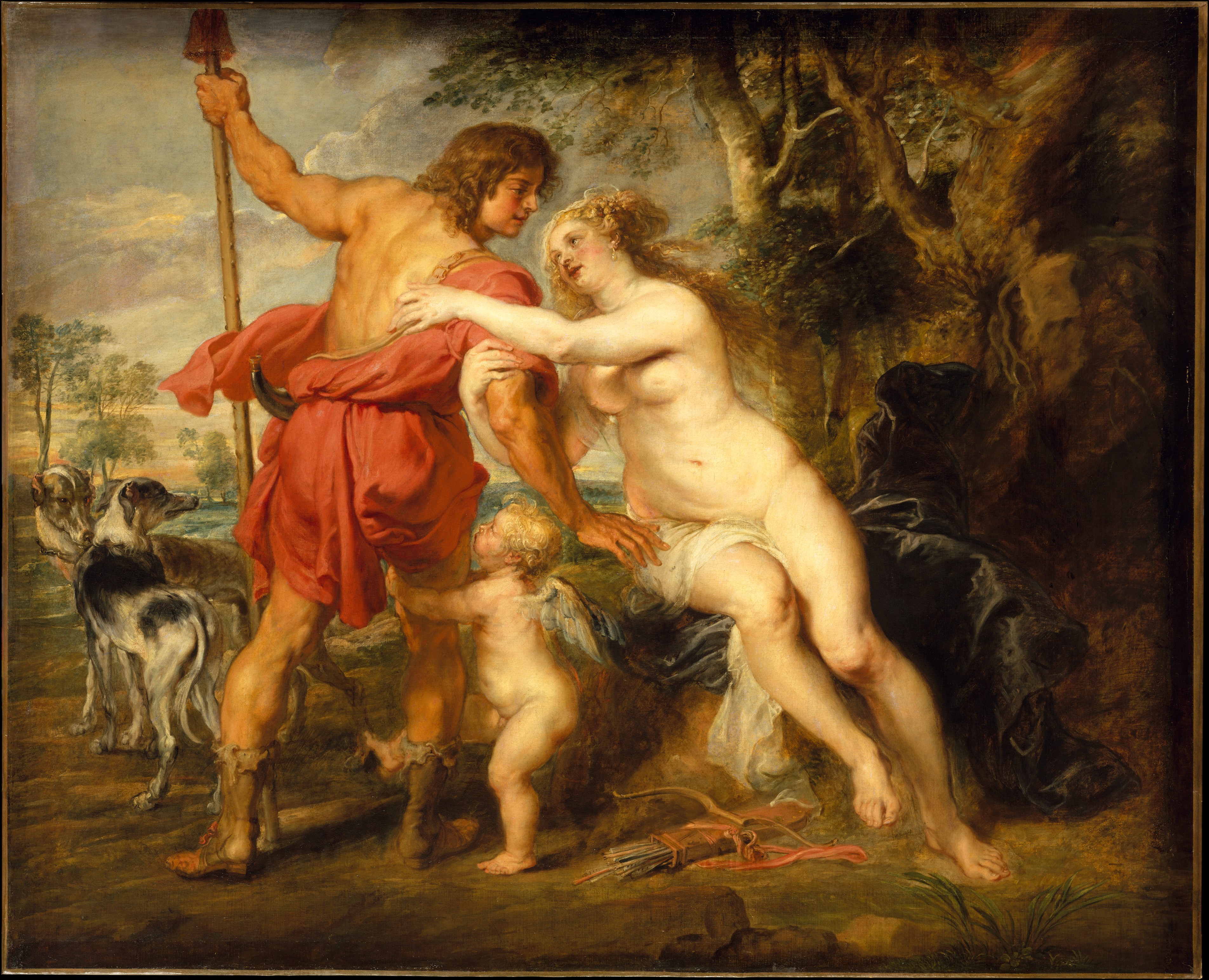 adonis and aphrodite painting