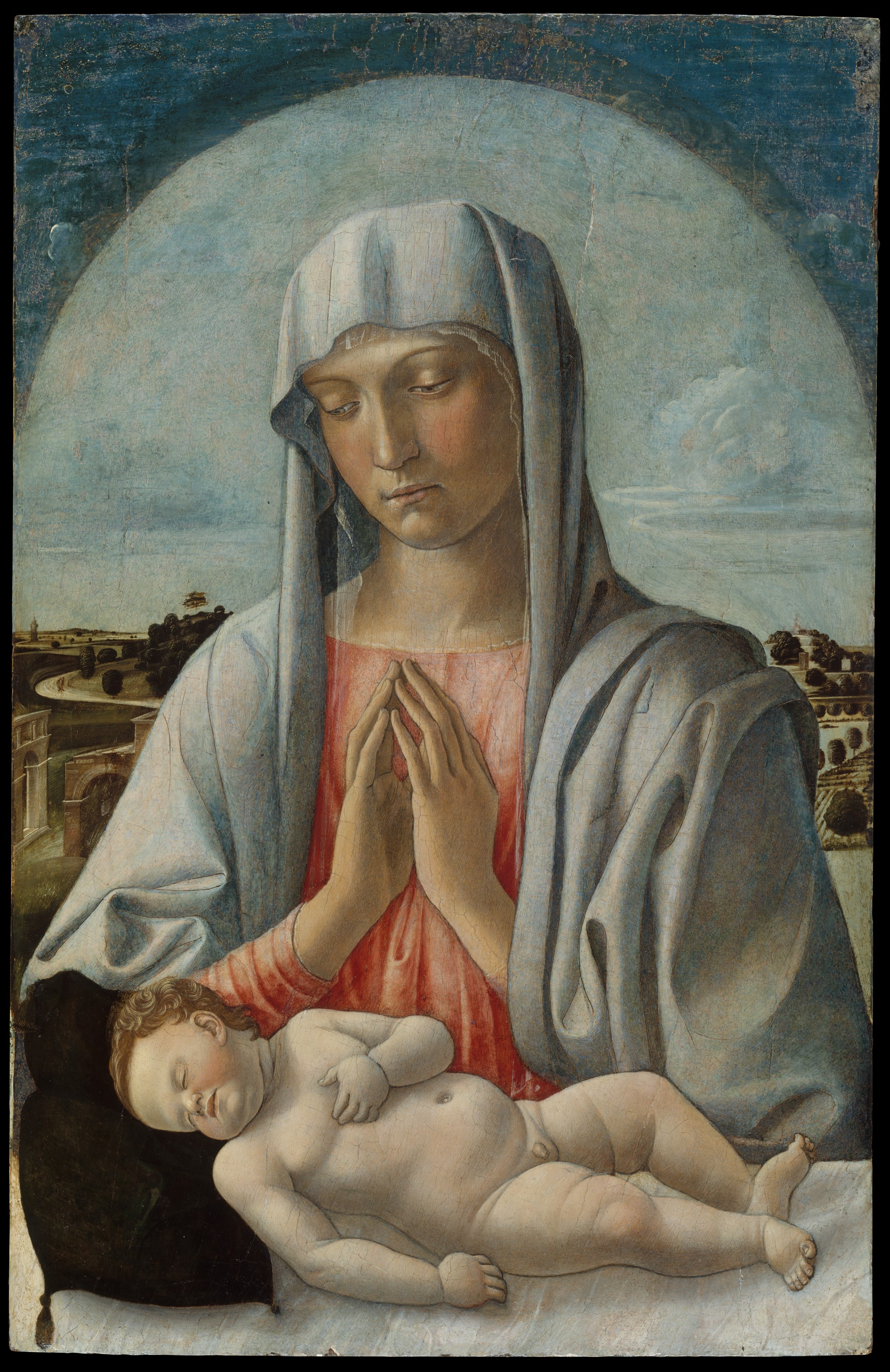 Giovanni Bellini | Madonna Adoring the Sleeping Child | The ...