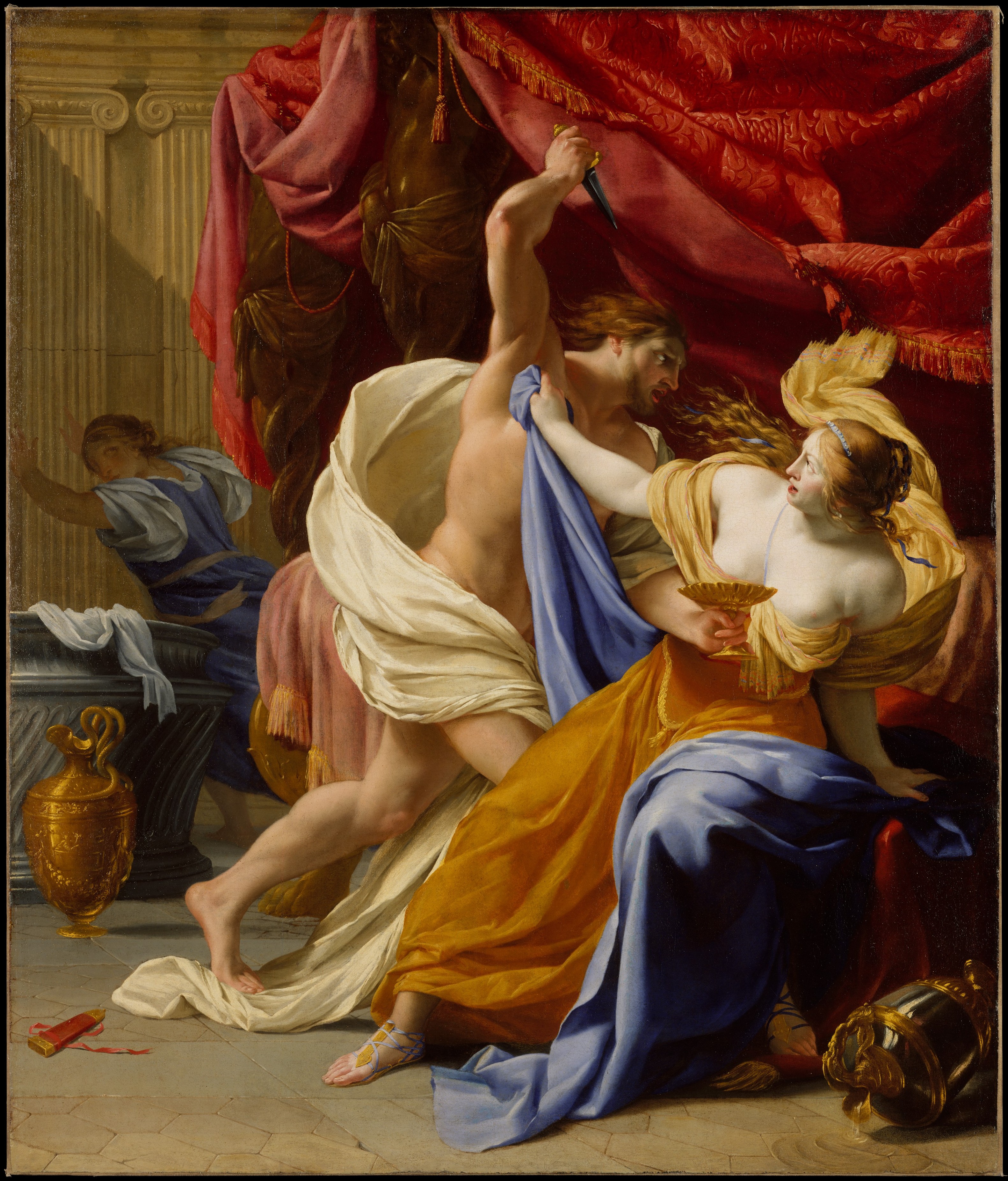 Brother Rapes Sister While Sleeping - Eustache Le Sueur | The Rape of Tamar | The Metropolitan Museum of Art