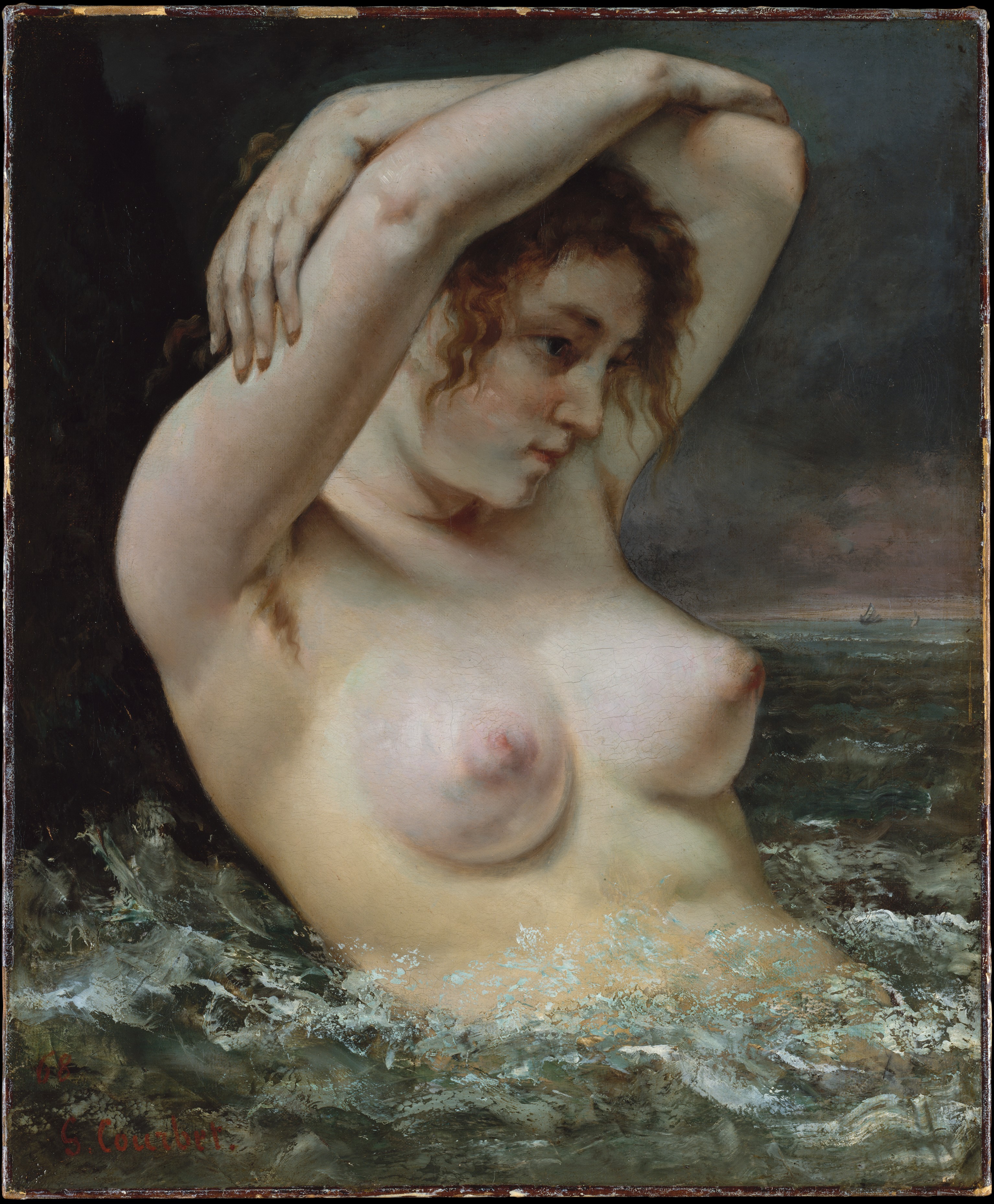 Scandalous Nudes Of Gustave Courbet Dailyart Magazine