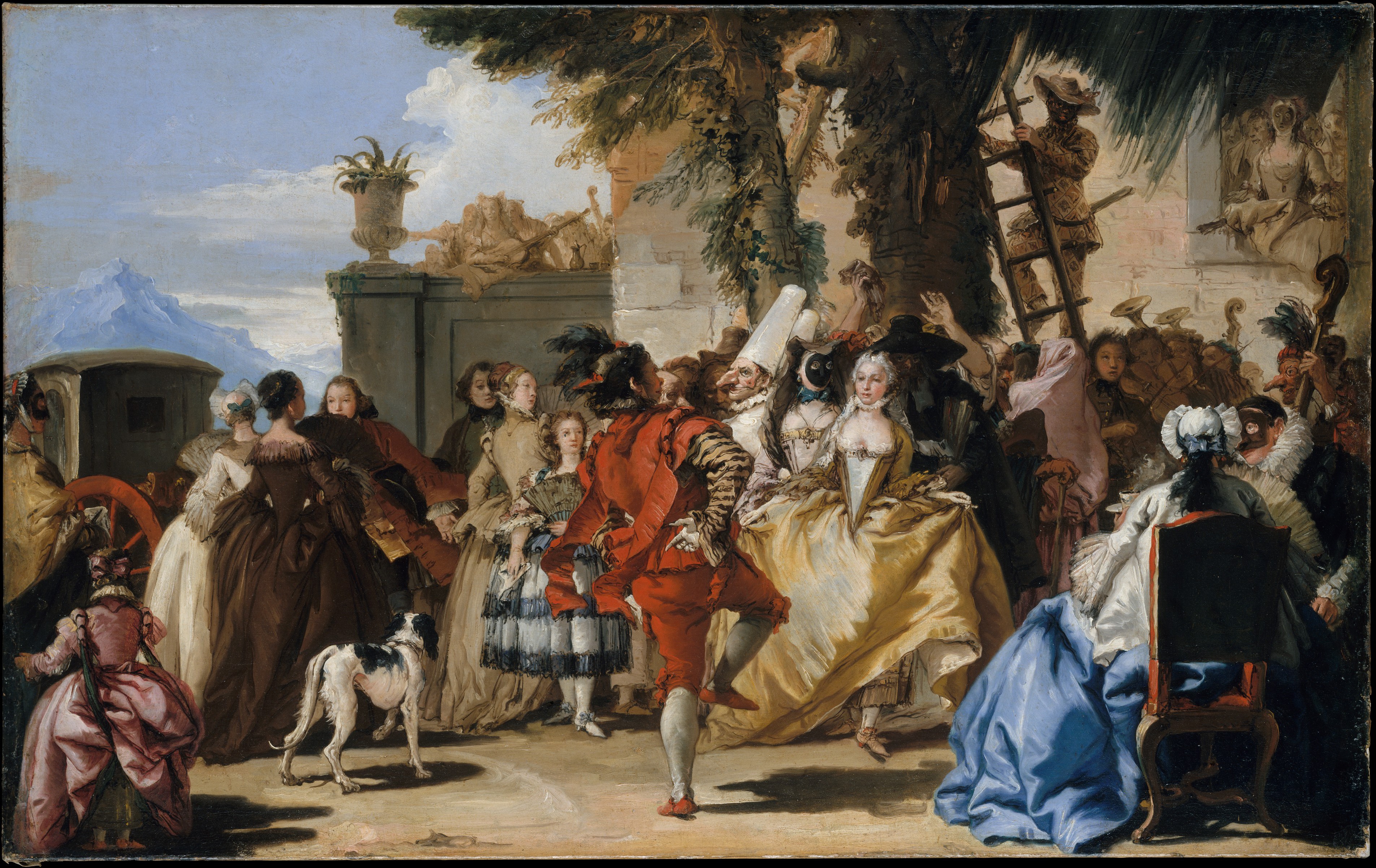 heart Snack Prosper Giovanni Domenico Tiepolo | A Dance in the Country | The Metropolitan  Museum of Art