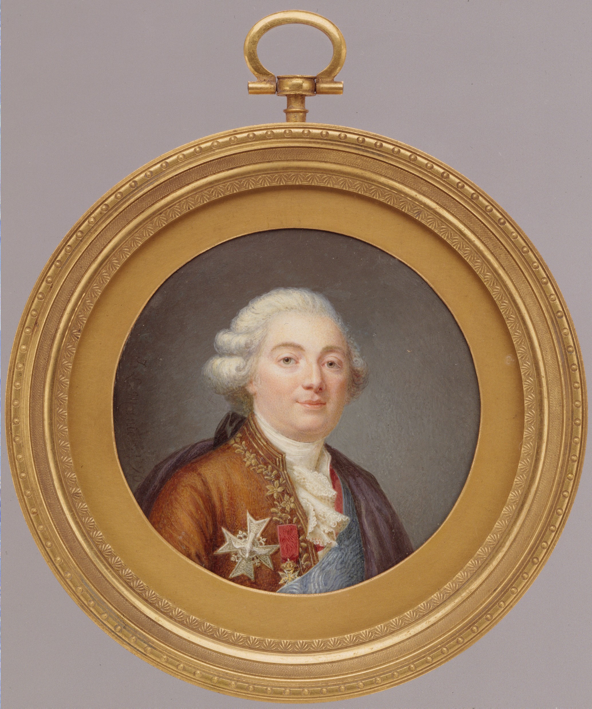 King Louis XVI of France, in winter costume 1776 with