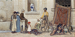 Turkish Street Scene (Türkische Straßenszene), Osman Hamdi Bey Turkish, Oil on canvas
