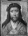 The Mourning Virgin; Christ Crowned with Thorns, Posthumous Workshop Copy after Dieric Bouts (Netherlandish, Leuven, ca. 1525), Oil on oak