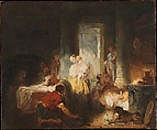 Roman Interior, Jean Honoré Fragonard (French, Grasse 1732–1806 Paris), Oil on canvas