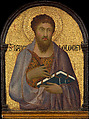 Saint Bartholomew, Simone Martini  Italian, Tempera on wood, gold ground