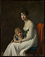 Madame Philippe Panon Desbassayns de Richemont (Jeanne Eglé Mourgue, 1778–1855) and Her Son, Eugène (1800–1859), Marie Guillelmine Benoist (French, Paris 1768–1826 Paris), Oil on canvas