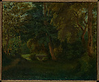 George Sand's Garden at Nohant, Eugène Delacroix French, Oil on canvas