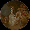 The Country Dance, Antoine Watteau  French, Oil on wood