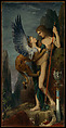 Oedipus and the Sphinx, Gustave Moreau (French, Paris 1826–1898 Paris), Oil on canvas